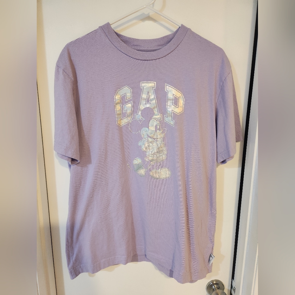GAP Kids Lavender Mickey Graphic Tee